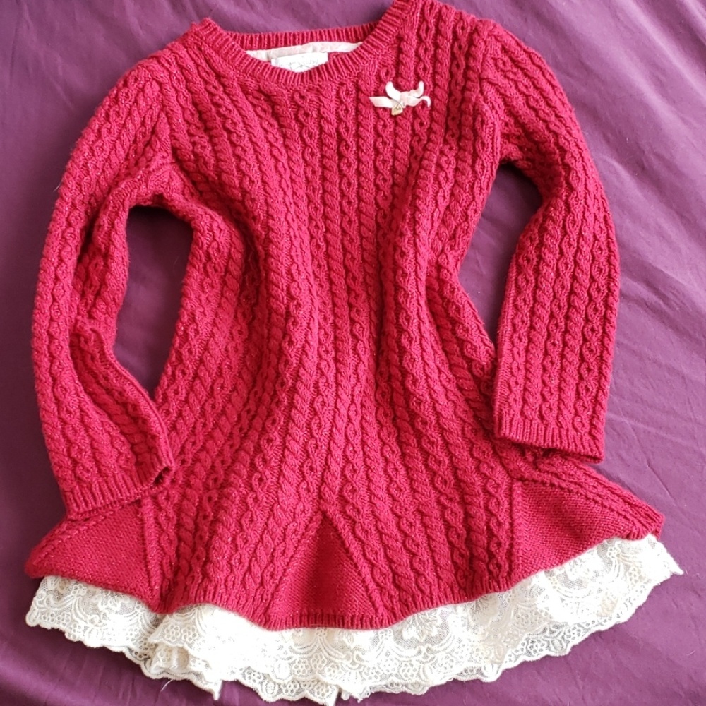 Girls sweater dress